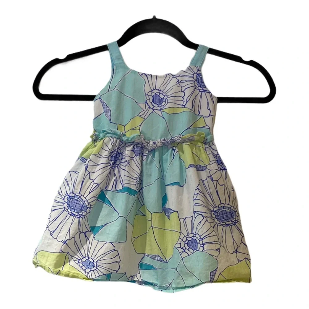 Gymboree Dress 12-18mo Light Weight Lined Buttons